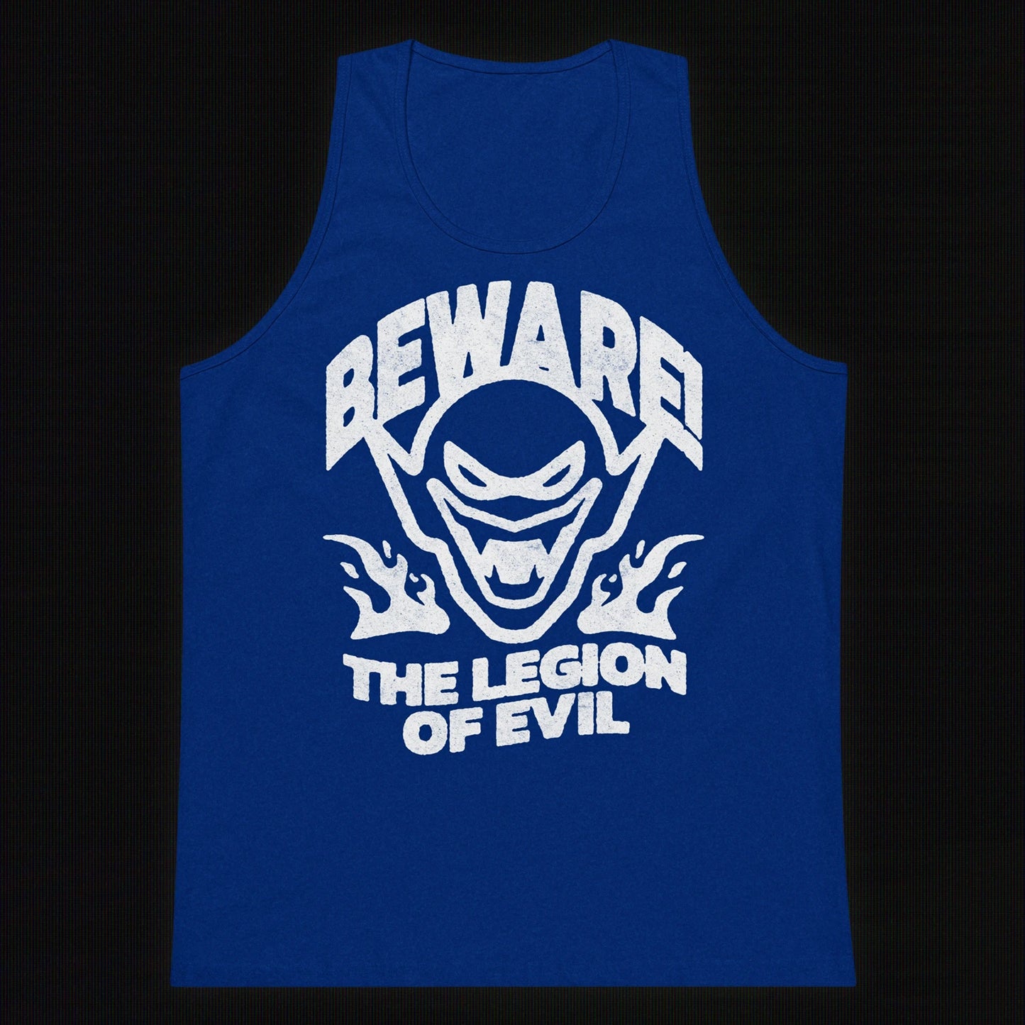 Men's Beware - Tank Top (Royal Blue)