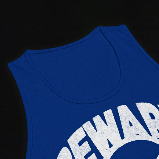 Men's Beware - Tank Top (Royal Blue)