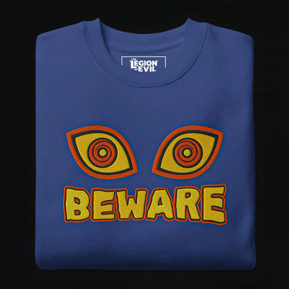 Beware Embroidered (True Royal)