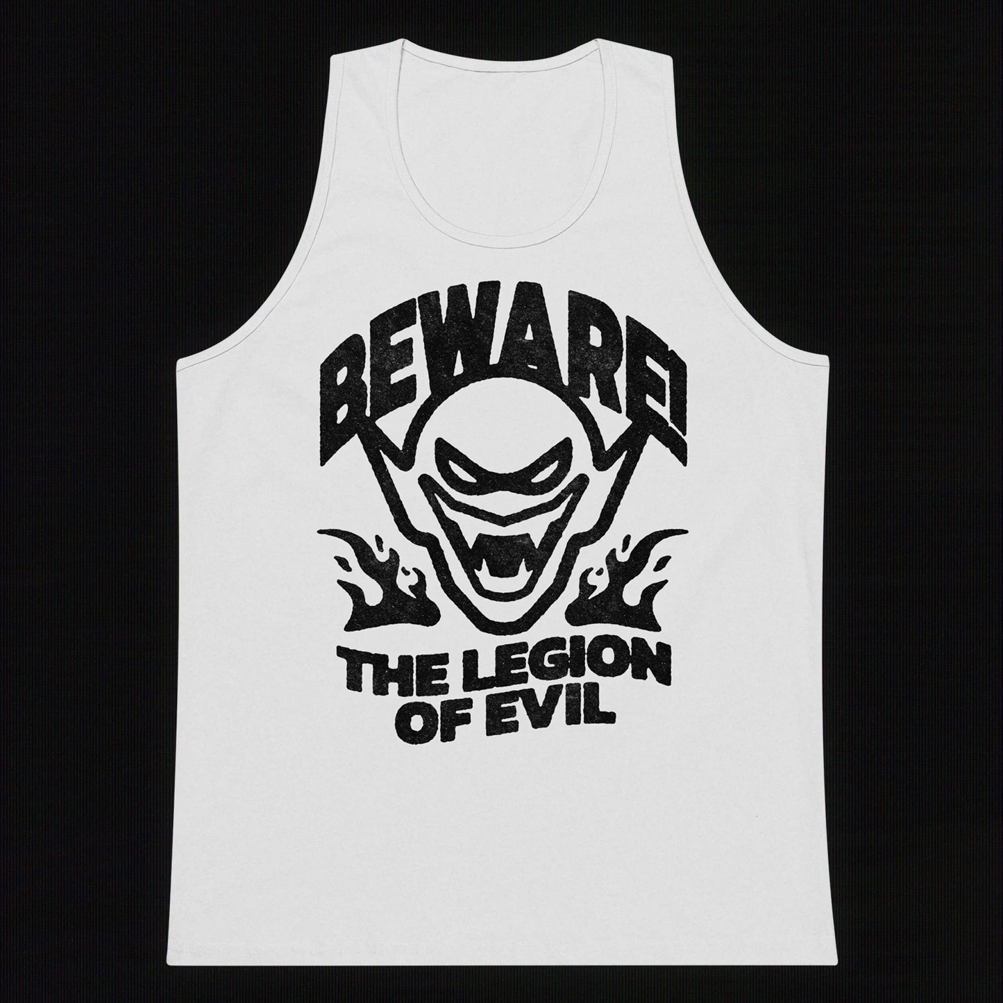 Men's Beware - Tank Top (White)