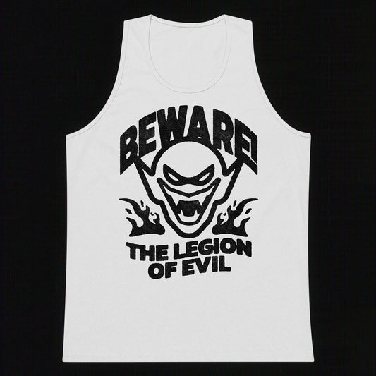 Men's Beware - Tank Top (White)