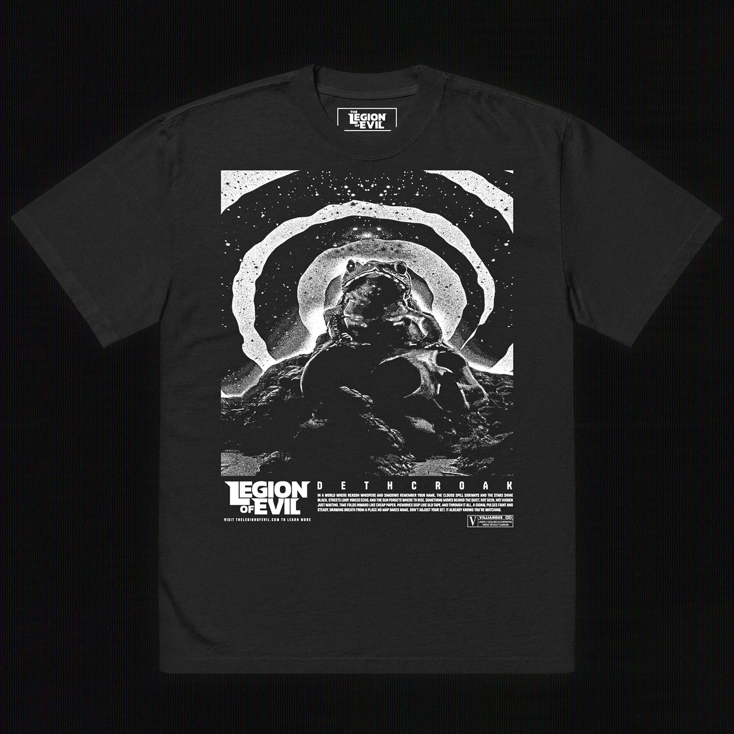 Dethcroak - Oversized Tee (Black)