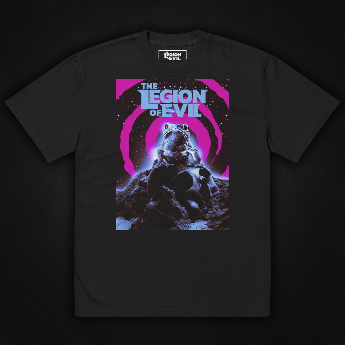 Dethcroak - Oversized faded t-shirt (Black)