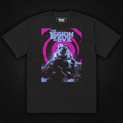 Dethcroak - Oversized faded t-shirt (Black)
