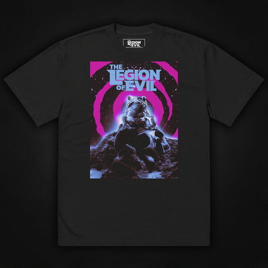 Dethcroak - Oversized faded t-shirt (Black)