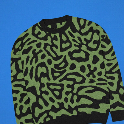 Legion of Evil - Gaffey Relaxed Fit Knit Sweater (Green) The Legion of Evil