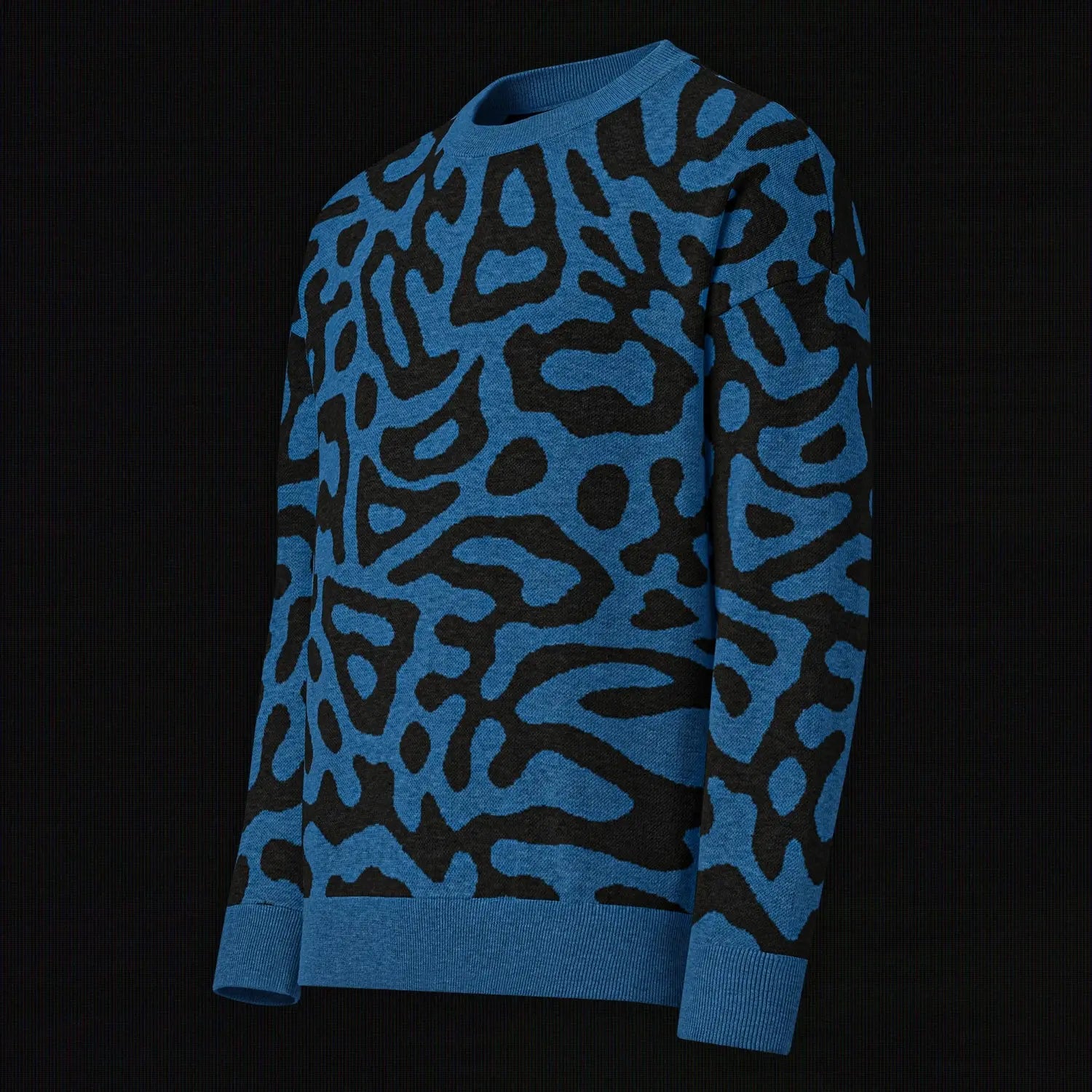 Legion of Evil - Gaffey Relaxed Fit Knit Sweater (Blue) The Legion of Evil