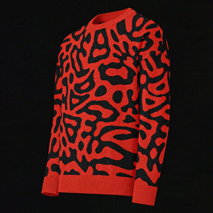 Legion of Evil - Gaffey Relaxed Fit Knit Sweater (Red) The Legion of Evil