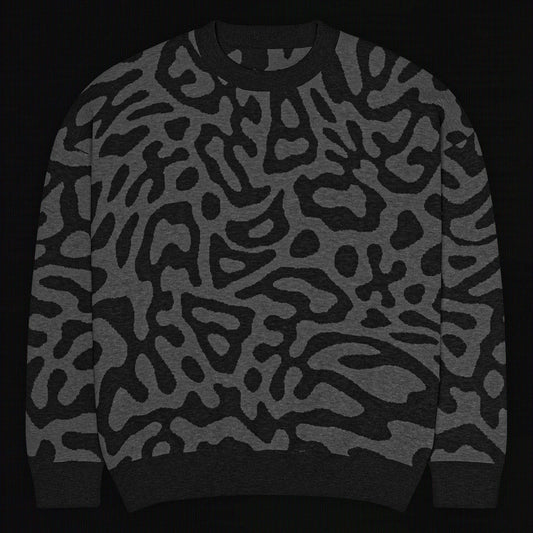 Legion of Evil - Gaffey Relaxed Fit Knit Sweater (Smoke)