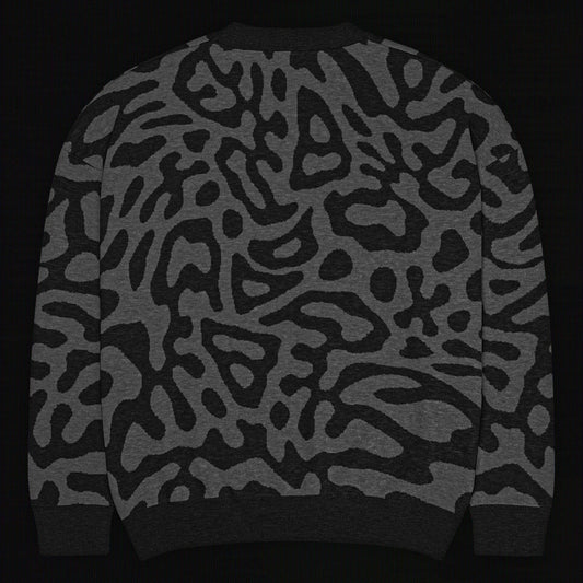Legion of Evil - Gaffey Relaxed Fit Knit Sweater (Smoke)