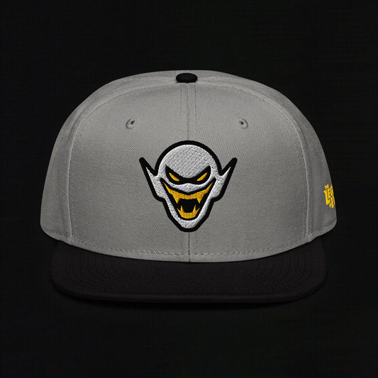 Hench Emblem Embroidery - Black / Gray - Snapback Hat
