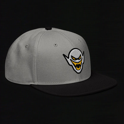 Hench Emblem Embroidery - Black / Gray - Snapback Hat