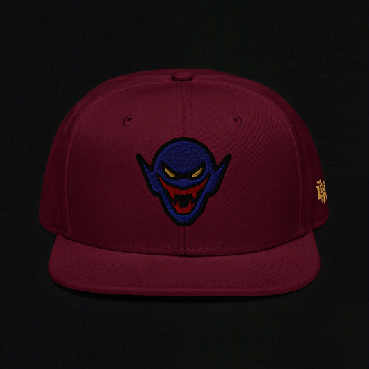 Hench Emblem Embroidery - Burgundy Maroon - Snapback Hat