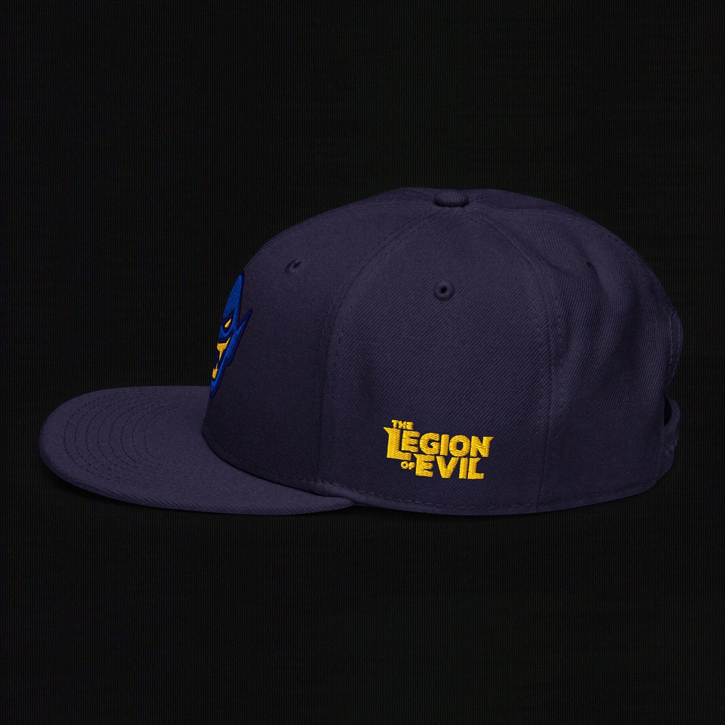 Hench Emblem Embroidery - Navy - Snapback Hat