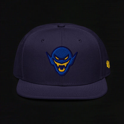Hench Emblem Embroidery - Navy - Snapback Hat