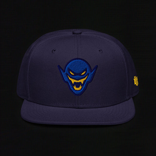 Hench Emblem Embroidery - Navy - Snapback Hat