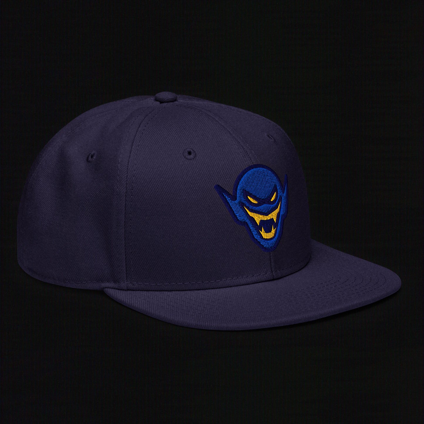 Hench Emblem Embroidery - Navy - Snapback Hat