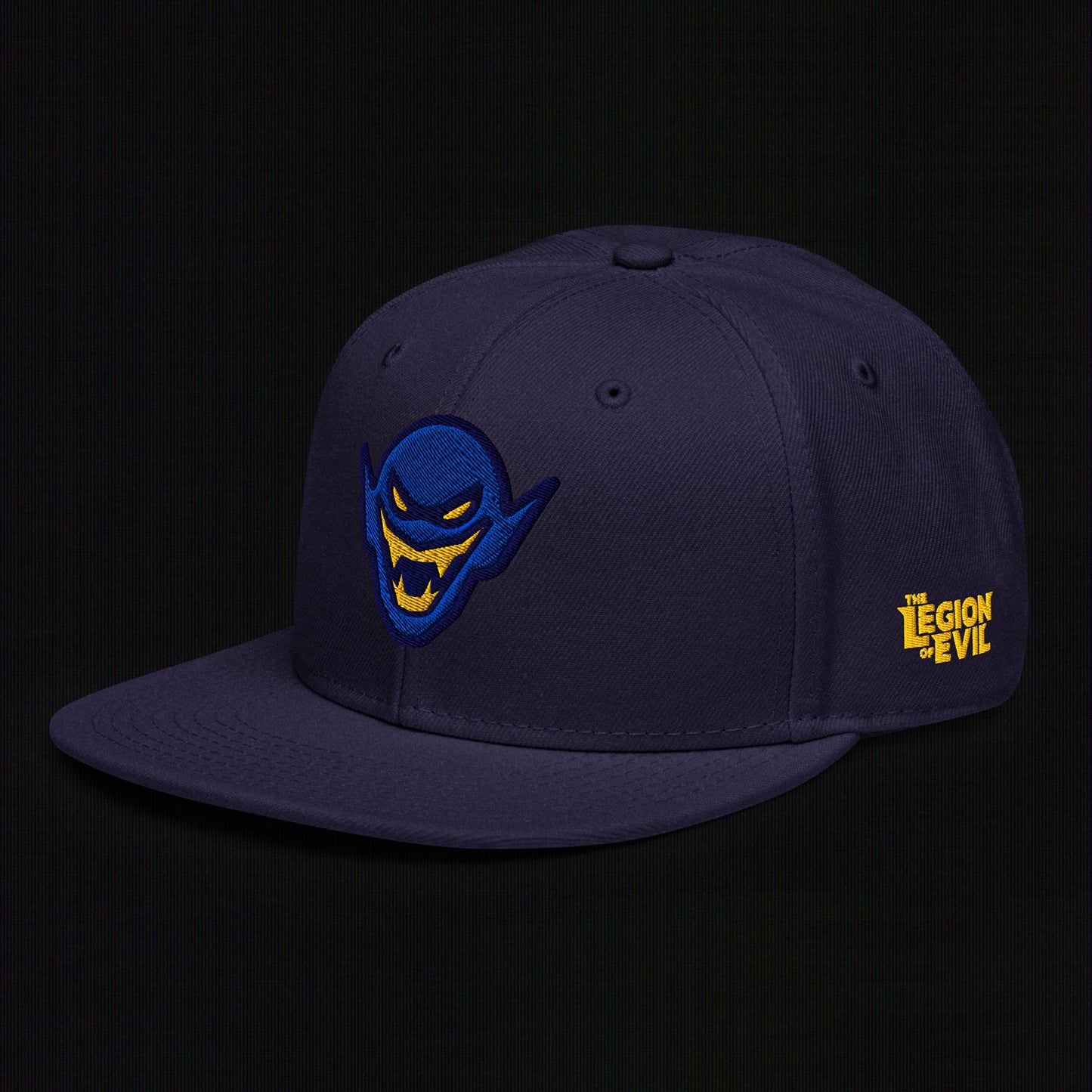 Hench Emblem Embroidery - Navy - Snapback Hat