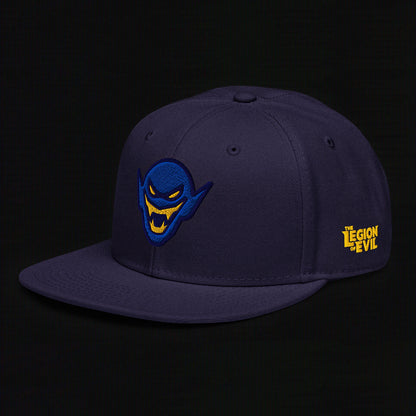 Hench Emblem Embroidery - Navy - Snapback Hat