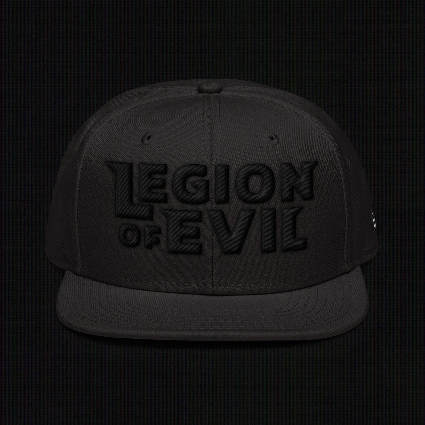 Legion of Evil - 3D Puff - Snapback Hat (Black)