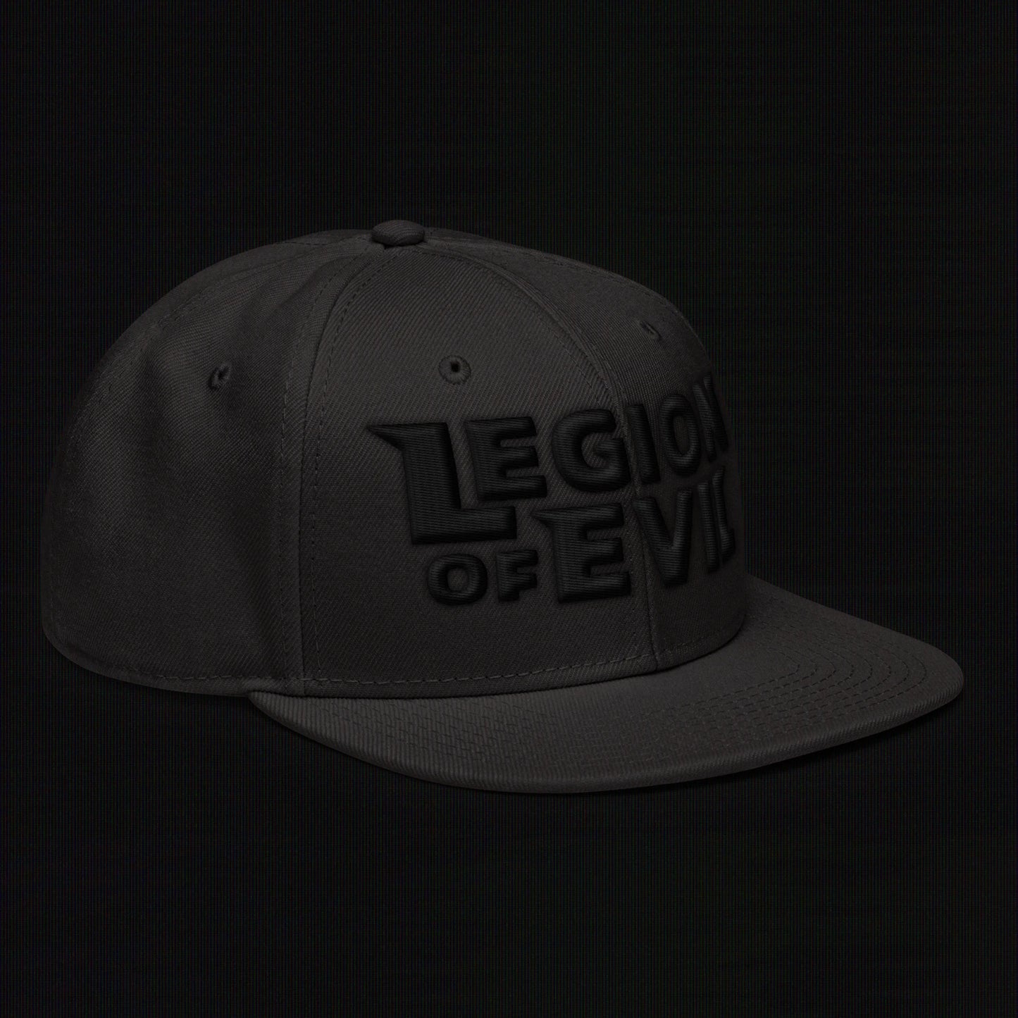 Legion of Evil - 3D Puff - Snapback Hat (Black)