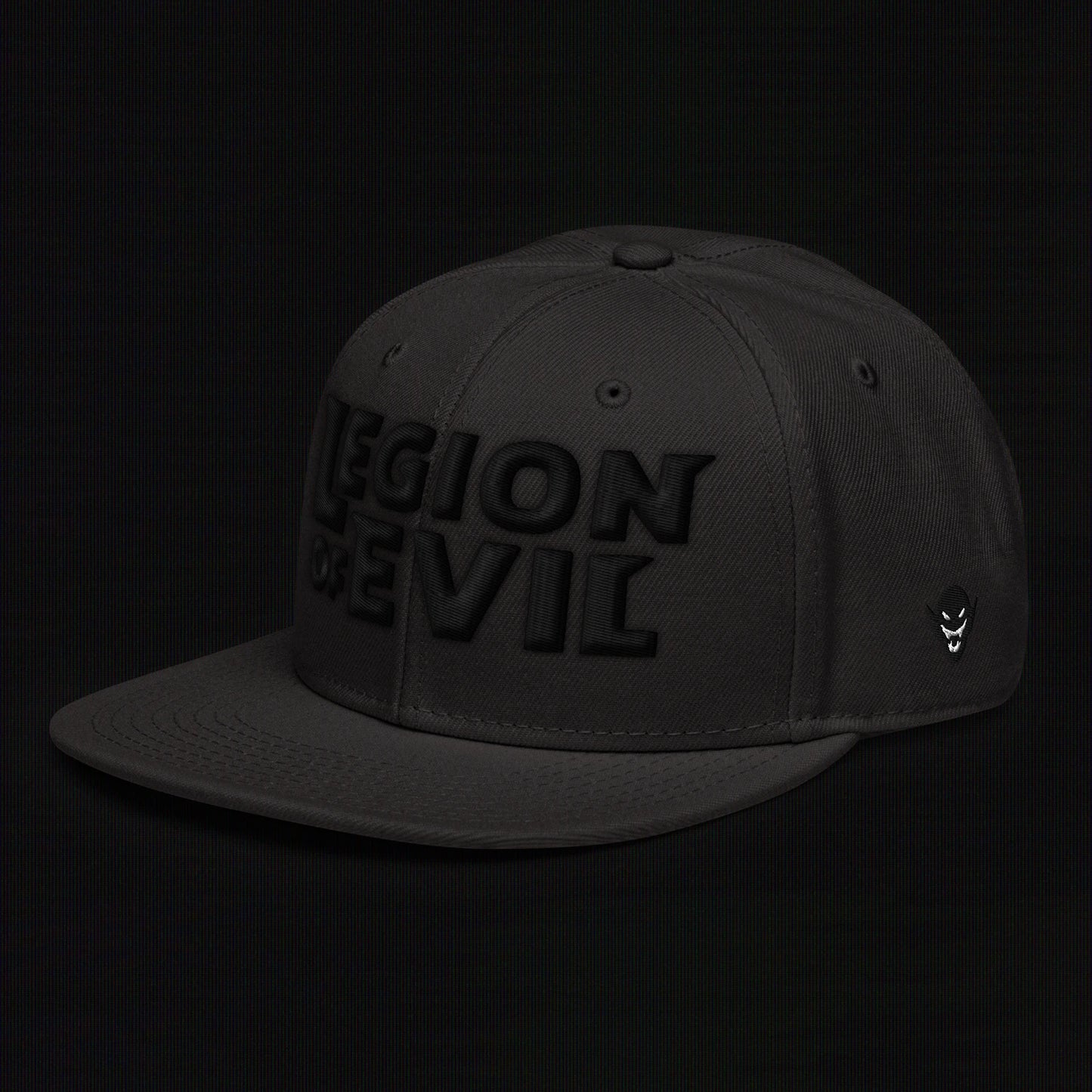 Legion of Evil - 3D Puff - Snapback Hat (Black)