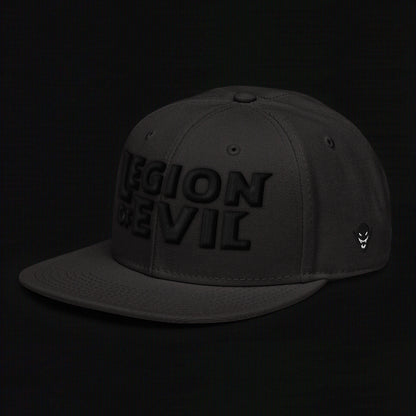 Legion of Evil - 3D Puff - Snapback Hat (Black)