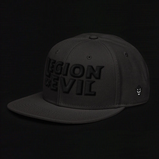 Legion of Evil - 3D Puff - Snapback Hat (Black)
