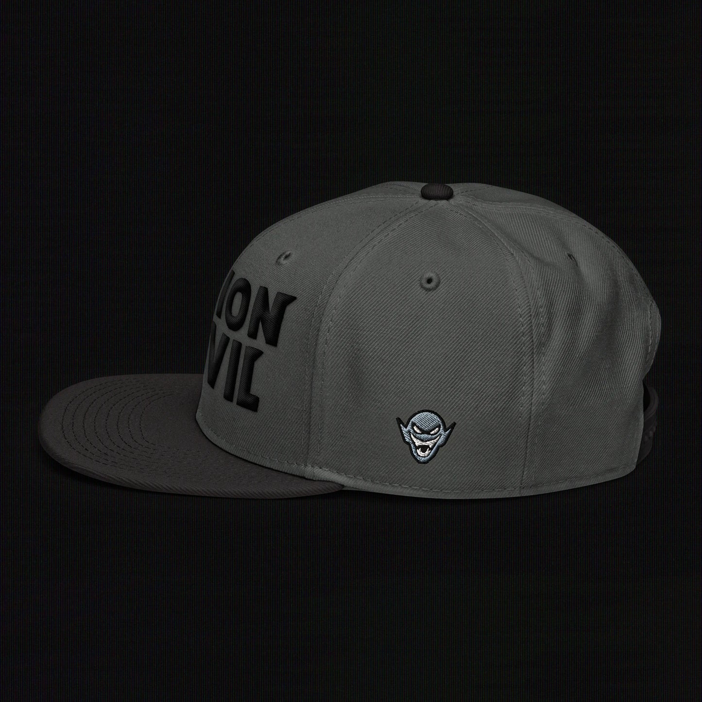 Legion of Evil - 3D Puff - Snapback Hat (Black/Gray)