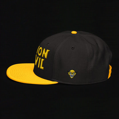 Legion of Evil - 3D Puff - Snapback Hat (Black/Gold)