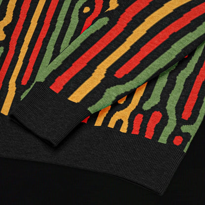 Legion of Evil - Lomita Relaxed Fit Knit Sweater (Red Green) The Legion of Evil