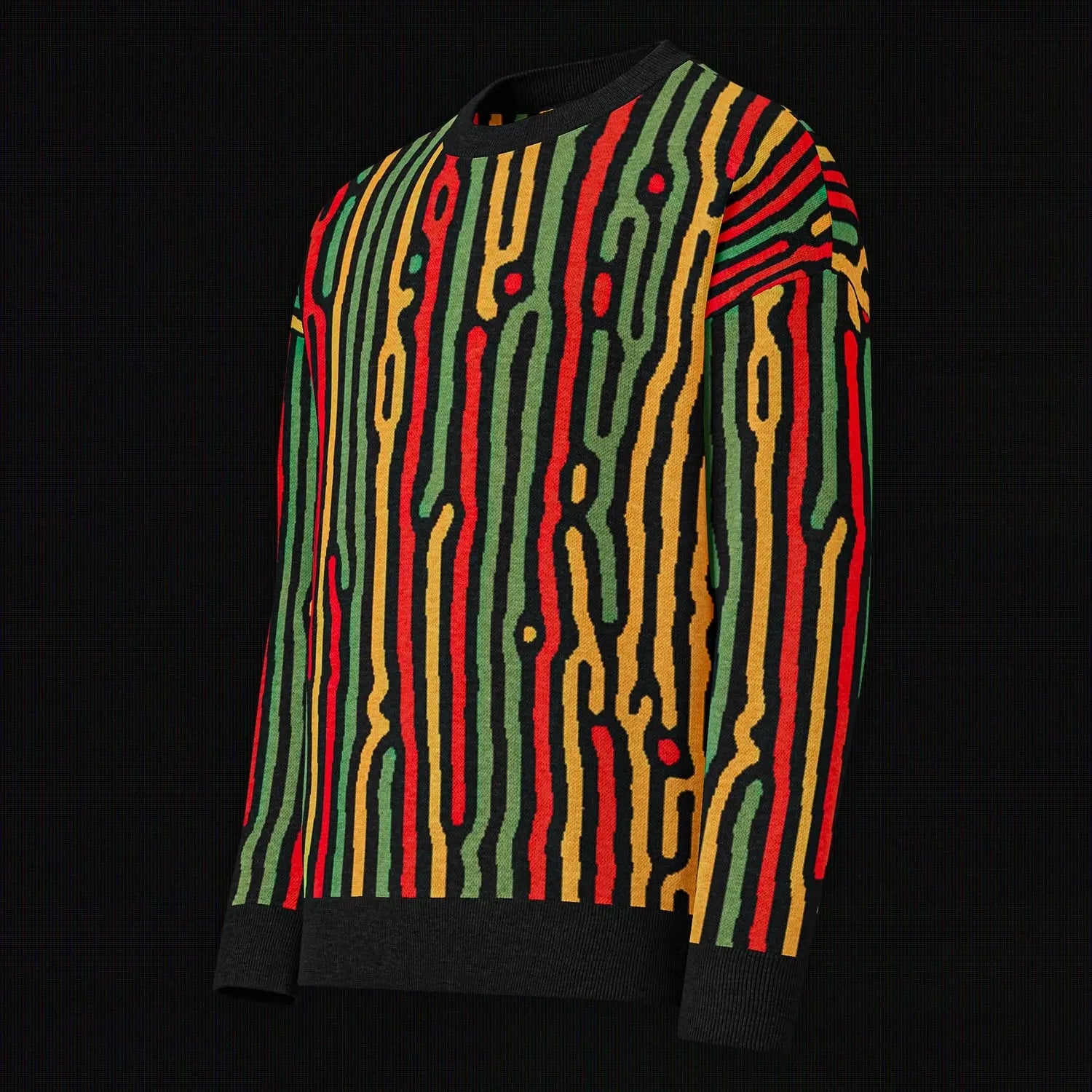 Legion of Evil - Lomita Relaxed Fit Knit Sweater (Red Green) The Legion of Evil