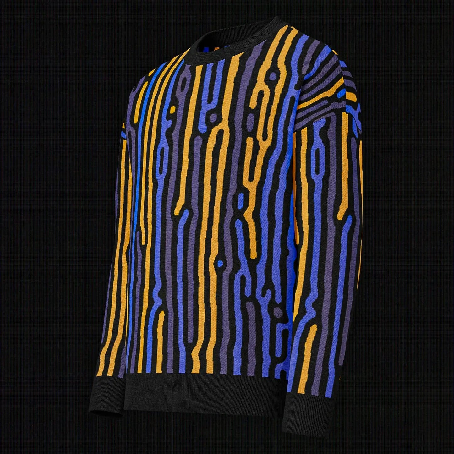 Legion of Evil - Lomita Relaxed Fit Knit Sweater (Gold Royal) The Legion of Evil