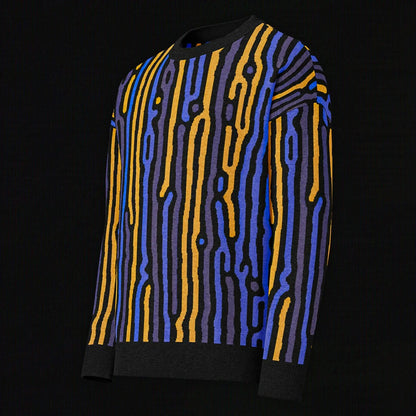 Legion of Evil - Lomita Relaxed Fit Knit Sweater (Gold Royal) The Legion of Evil