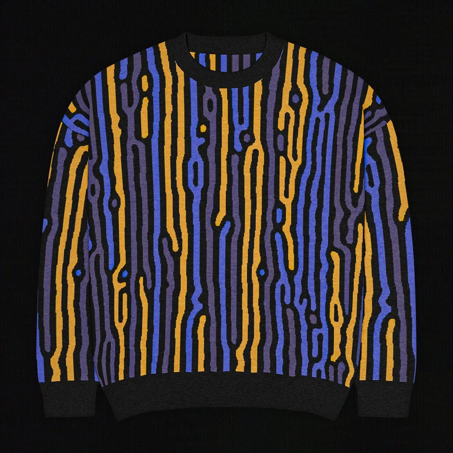 Legion of Evil - Lomita Relaxed Fit Knit Sweater (Gold Royal) The Legion of Evil