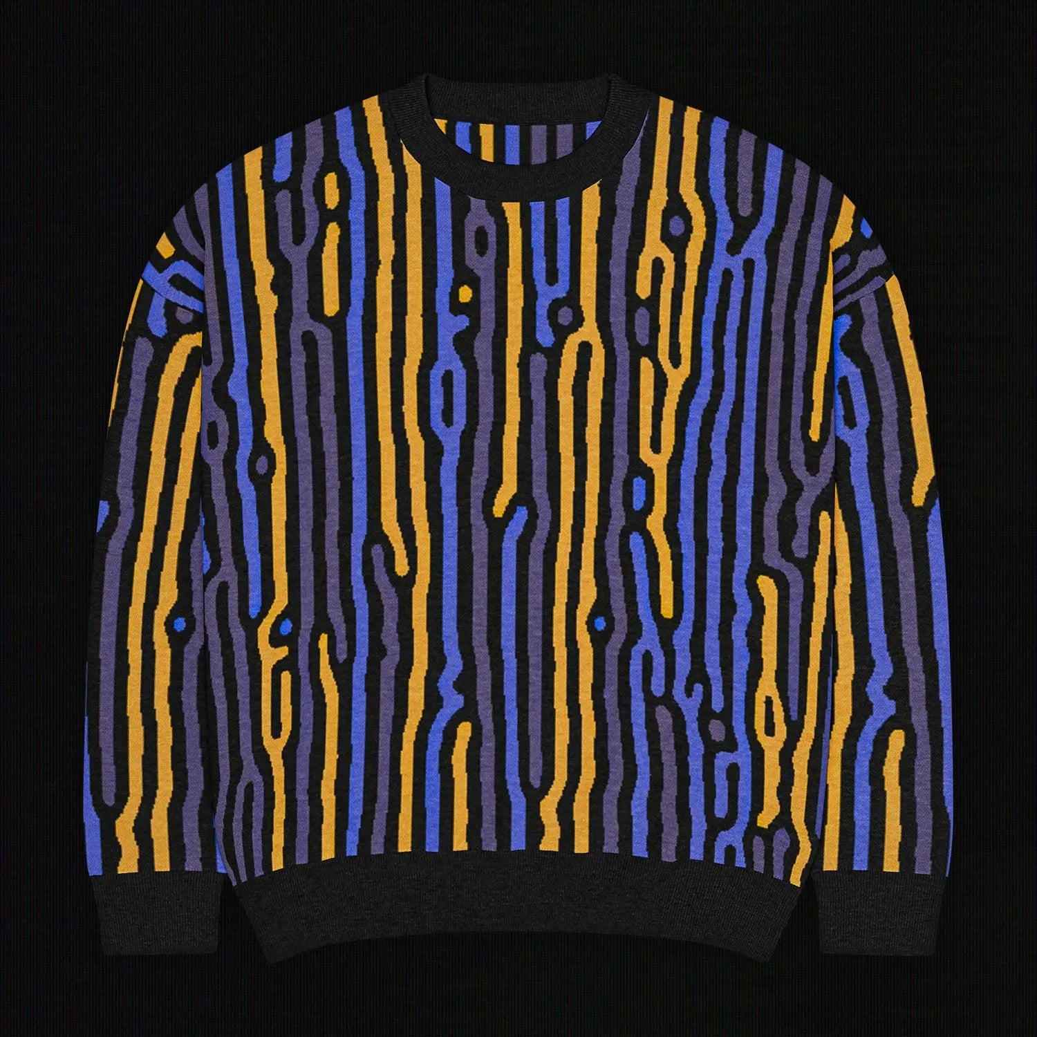 Legion of Evil - Lomita Relaxed Fit Knit Sweater (Gold Royal) The Legion of Evil