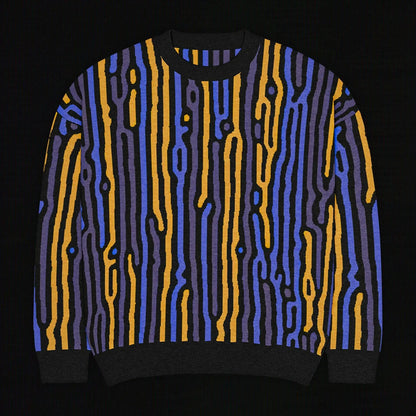 Legion of Evil - Lomita Relaxed Fit Knit Sweater (Gold Royal) The Legion of Evil