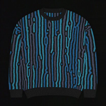 Legion of Evil - Lomita Relaxed Fit Knit Sweater (Teal Royal) The Legion of Evil