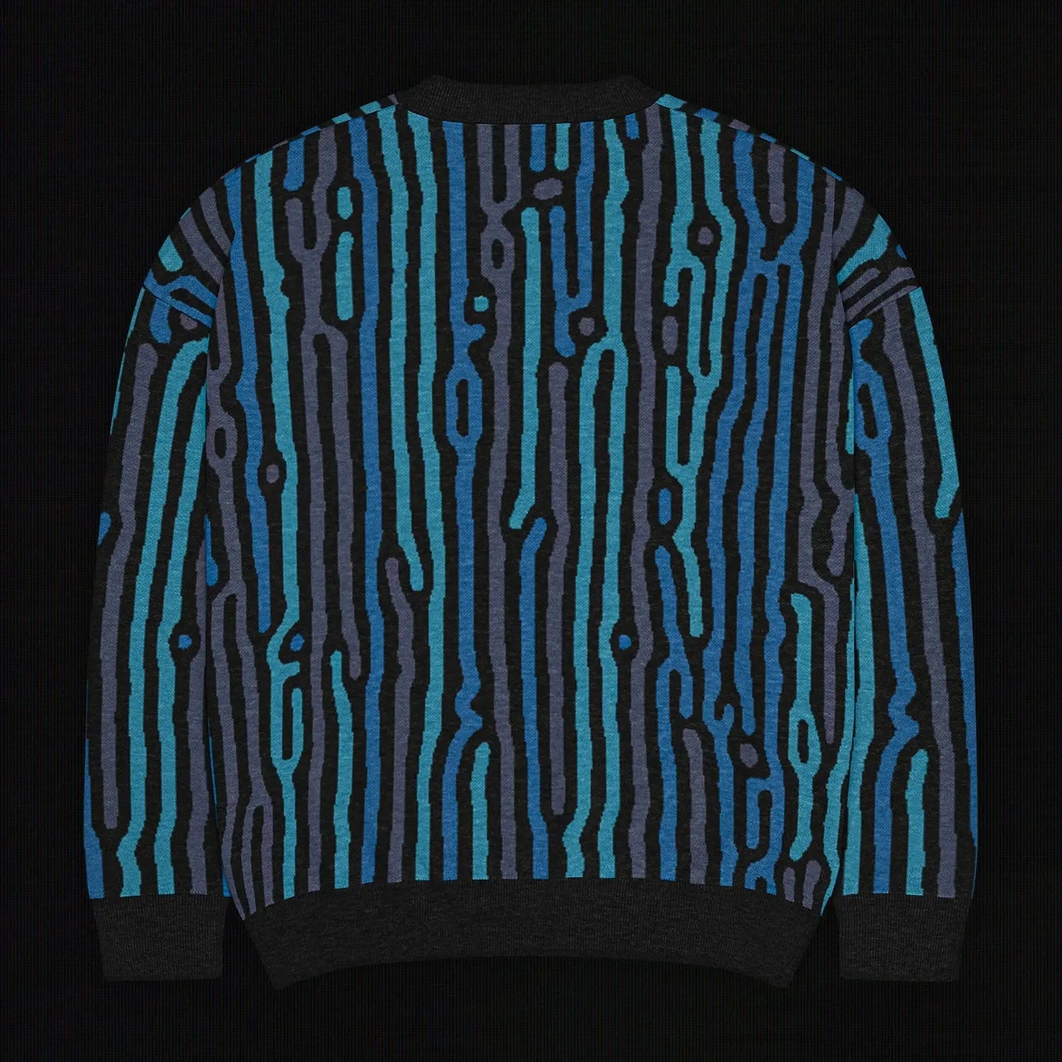 Legion of Evil - Lomita Relaxed Fit Knit Sweater (Teal Royal) The Legion of Evil