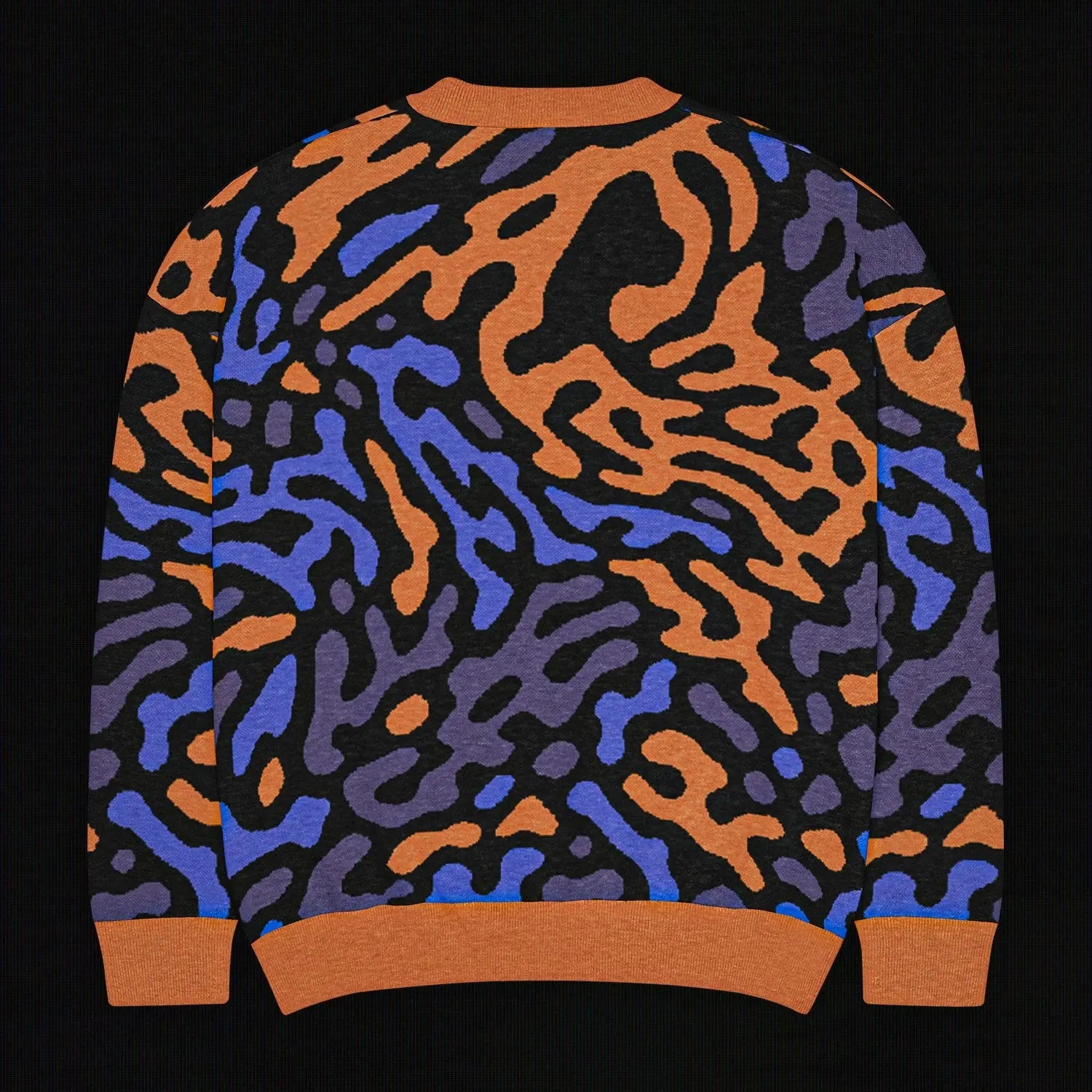 Legion of Evil - Neptune Relaxed Fit Knit Sweater (Royal Orange) The Legion of Evil