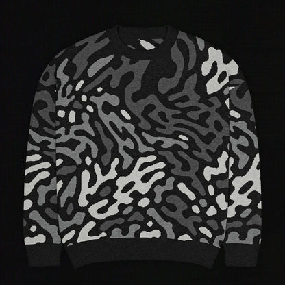 Legion of Evil - Neptune Relaxed Fit Knit Sweater (Monochrome) The Legion of Evil