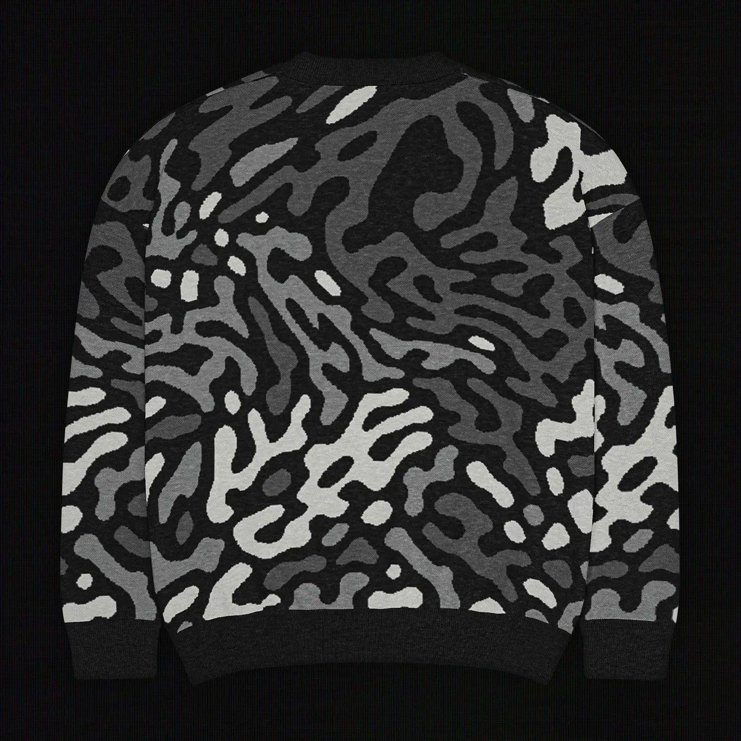 Legion of Evil - Neptune Relaxed Fit Knit Sweater (Monochrome) The Legion of Evil