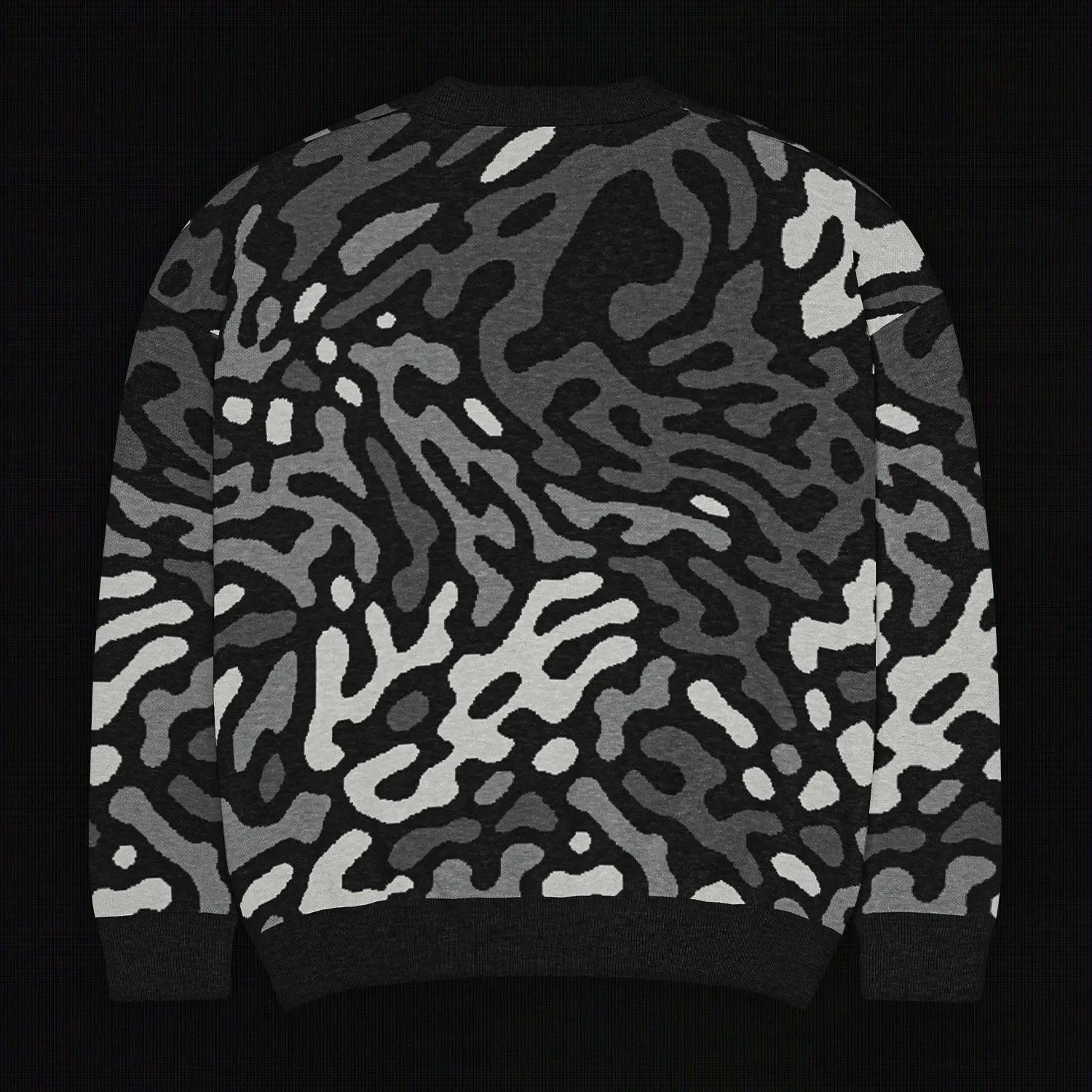 Legion of Evil - Neptune Relaxed Fit Knit Sweater (Monochrome) The Legion of Evil