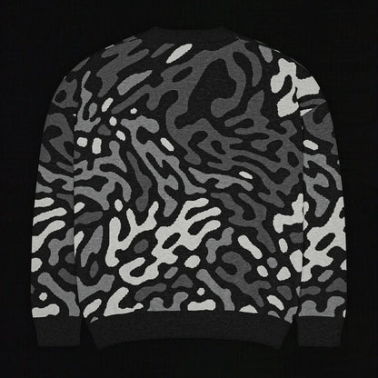 Legion of Evil - Neptune Relaxed Fit Knit Sweater (Monochrome) The Legion of Evil