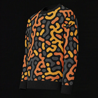 Legion of Evil - New Port Relaxed Fit Knit Sweater (Mustard Orange) The Legion of Evil