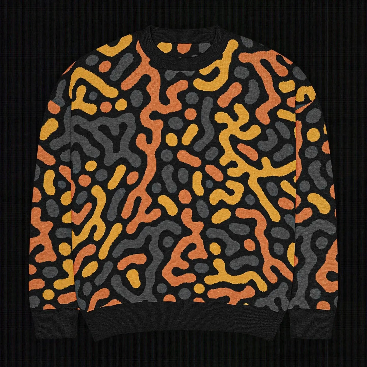 Legion of Evil - New Port Relaxed Fit Knit Sweater (Mustard Orange) The Legion of Evil
