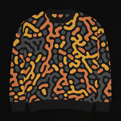 Legion of Evil - New Port Relaxed Fit Knit Sweater (Mustard Orange) The Legion of Evil