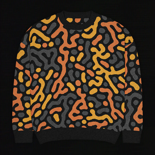 Legion of Evil - New Port Relaxed Fit Knit Sweater (Mustard Orange)