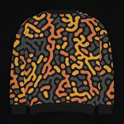 Legion of Evil - New Port Relaxed Fit Knit Sweater (Mustard Orange) The Legion of Evil
