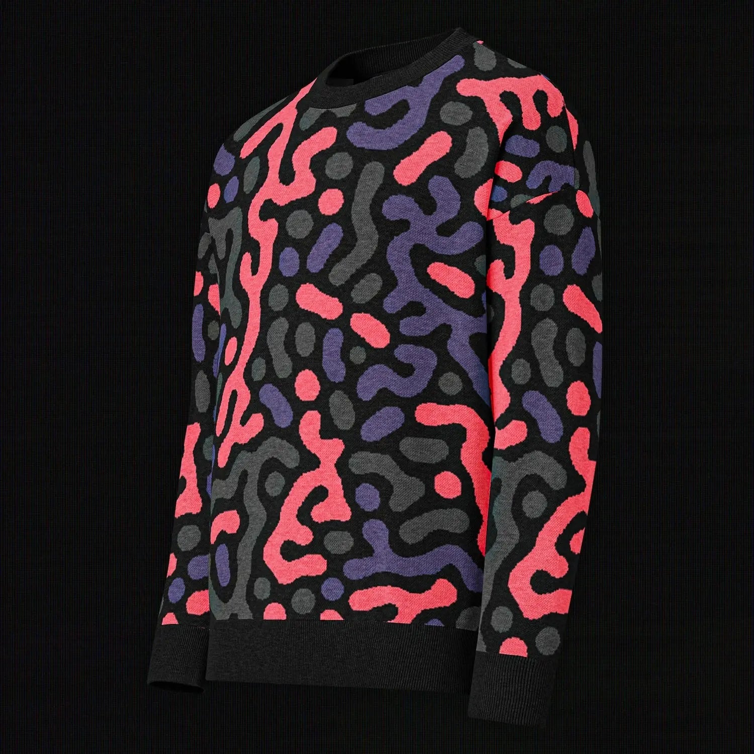 Legion of Evil - New Port Relaxed Fit Knit Sweater (Pink Purple) The Legion of Evil